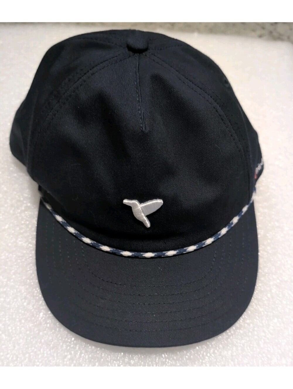 Birddogs Snapback Rope Brim Hat Cap Navy Blue Men's Performance Golf OSFM